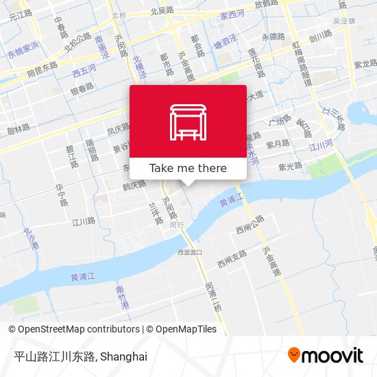平山路江川东路 map