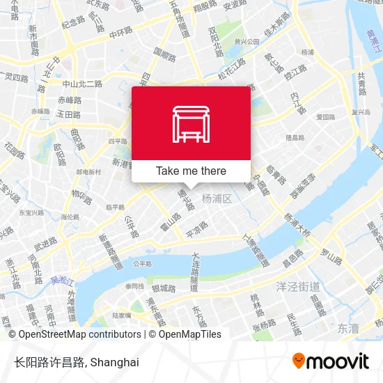 长阳路许昌路 map