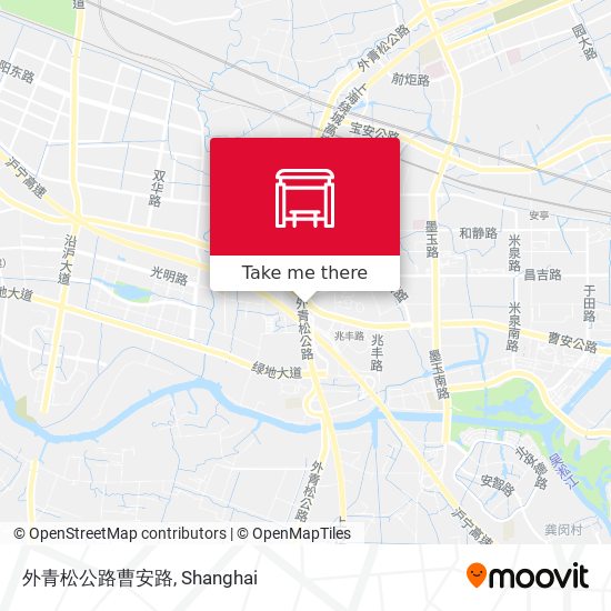 外青松公路曹安路 map