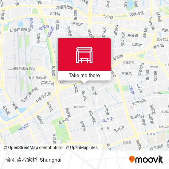 金汇路程家桥 map