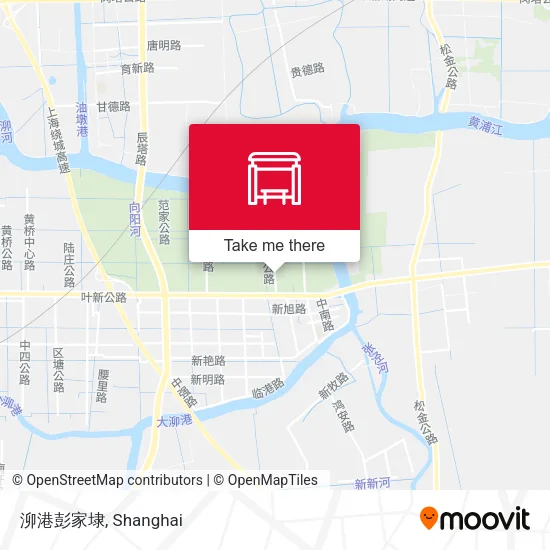 泖港彭家埭 map