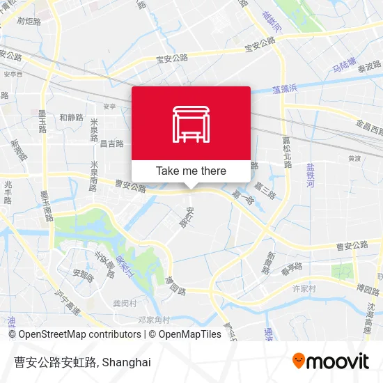 曹安公路安虹路 map