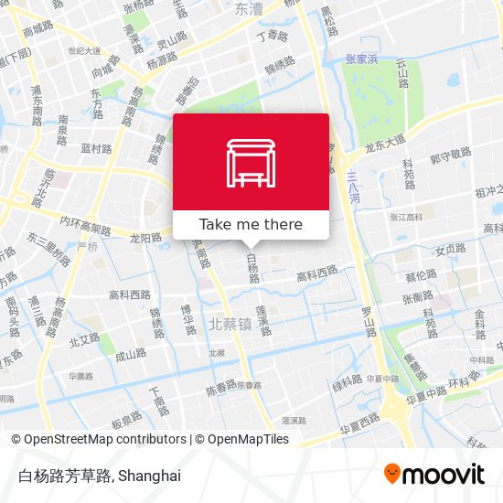 白杨路芳草路 map
