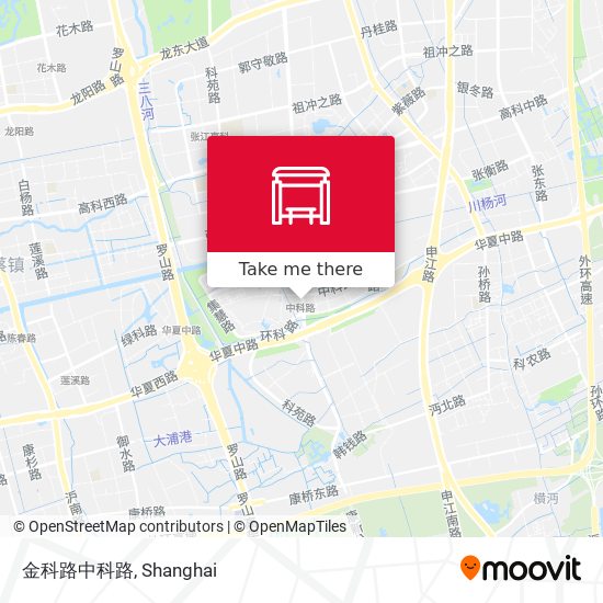 金科路中科路 map