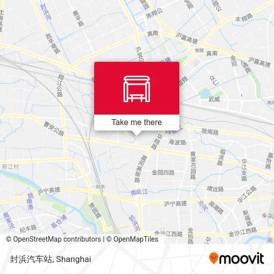 封浜汽车站 map