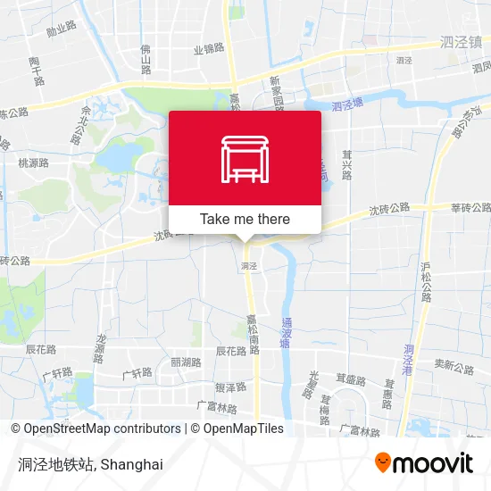 洞泾地铁站 map