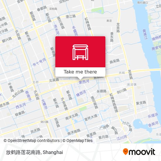 放鹤路莲花南路 map