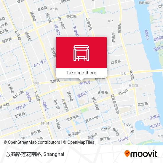 放鹤路莲花南路 map