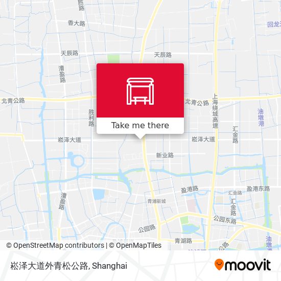 崧泽大道外青松公路 map