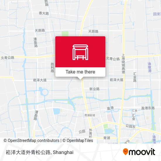 崧泽大道外青松公路 map