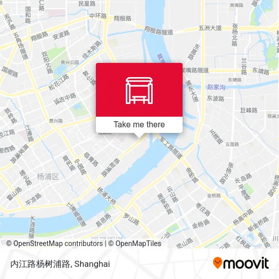 内江路杨树浦路 map