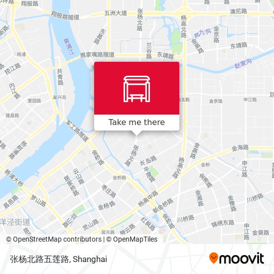 张杨北路五莲路 map