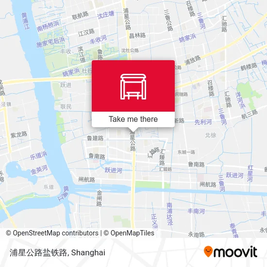 浦星公路盐铁路 map