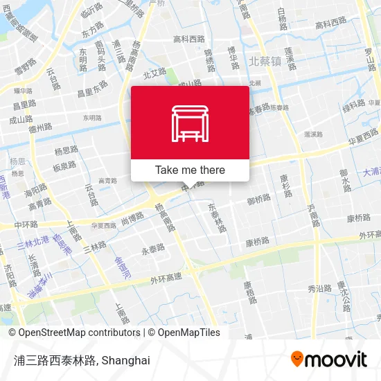 浦三路西泰林路 map