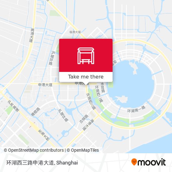环湖西三路申港大道 map