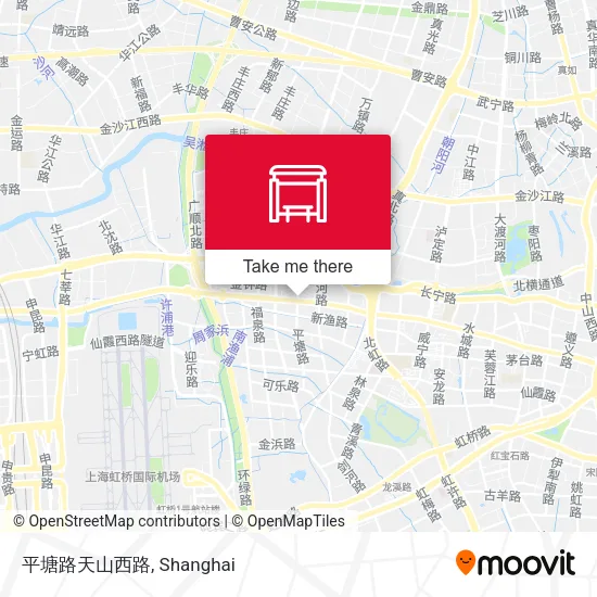 平塘路天山西路 map