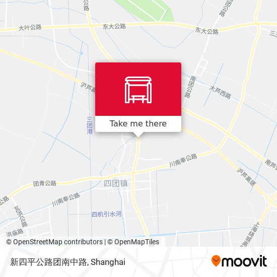 新四平公路团南中路 map