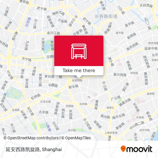 延安西路凯旋路 map