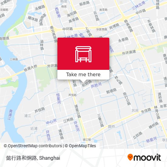 懿行路和炯路 map