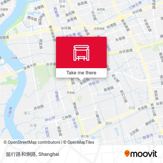 懿行路和炯路 map