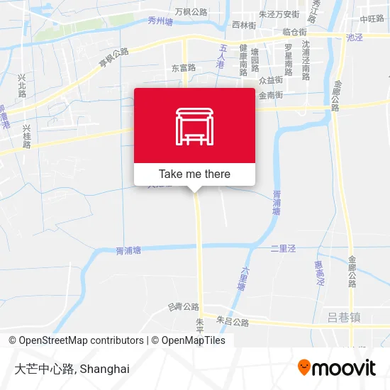 大芒中心路 map