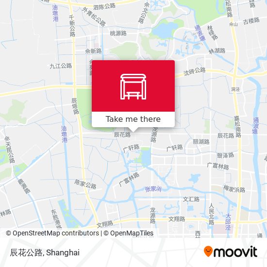 辰花公路 map