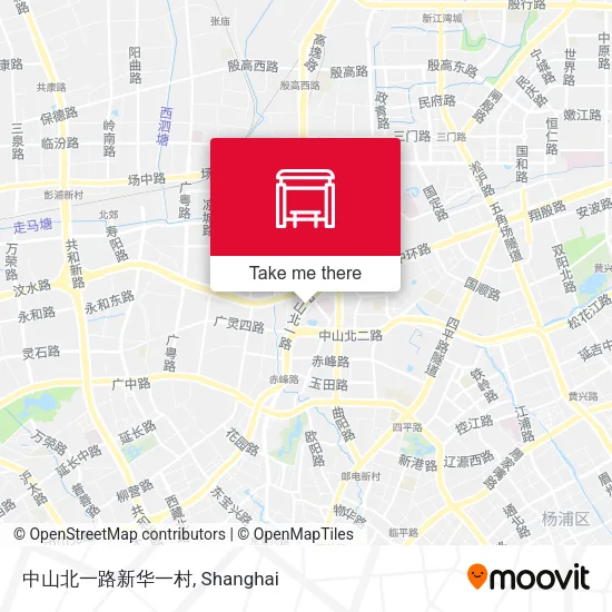 中山北一路新华一村 map