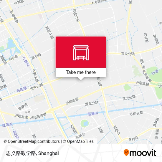 思义路敬学路 map