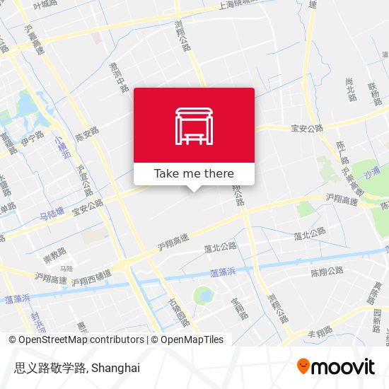 思义路敬学路 map