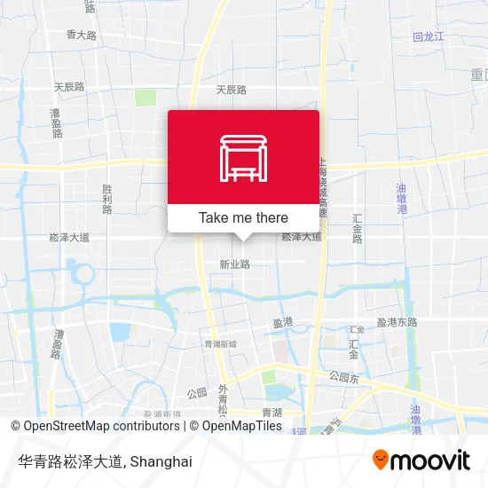 华青路崧泽大道 map