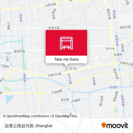 赵重公路赵兴路 map