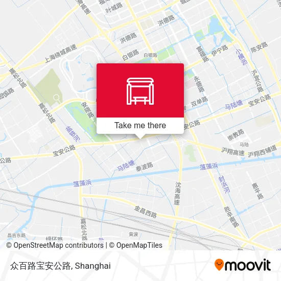 众百路宝安公路 map