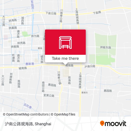 沪南公路观海路 map