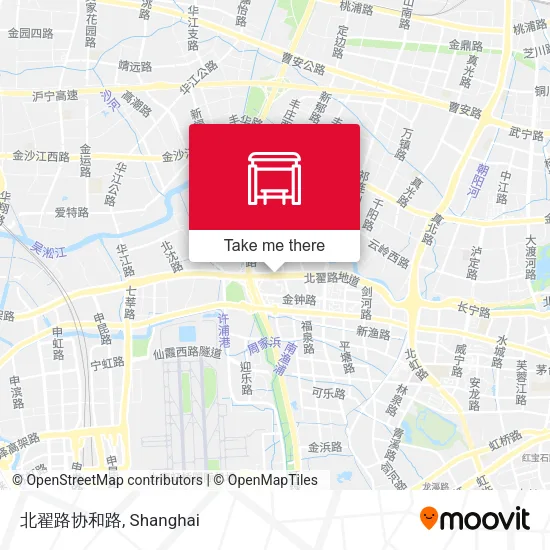 北翟路协和路 map