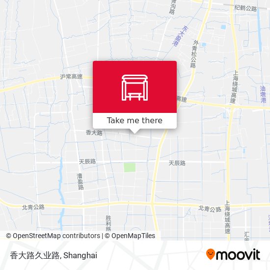 香大路久业路 map