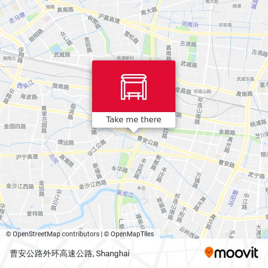 曹安公路外环高速公路 map