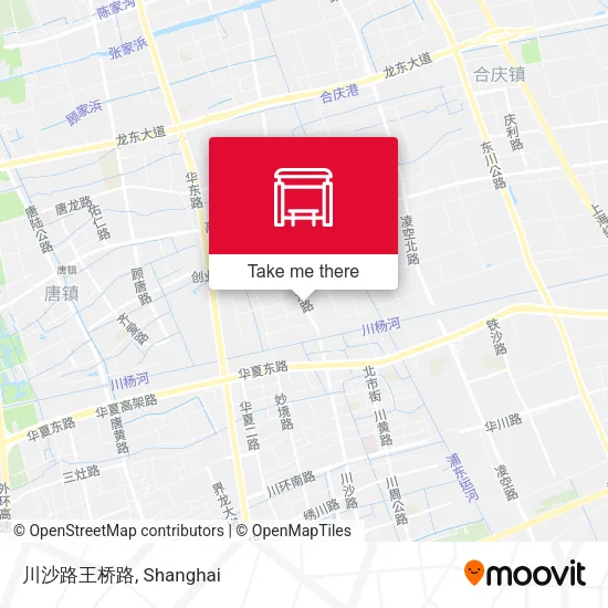 川沙路王桥路 map