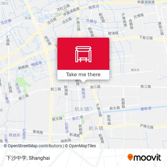下沙中学 map