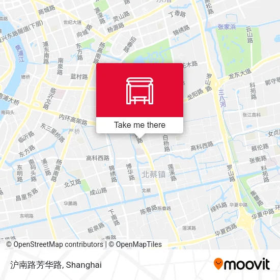 沪南路芳华路 map