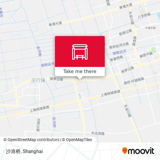沙港桥 map