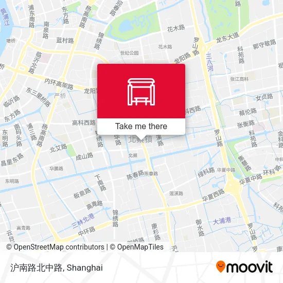 沪南路北中路 map