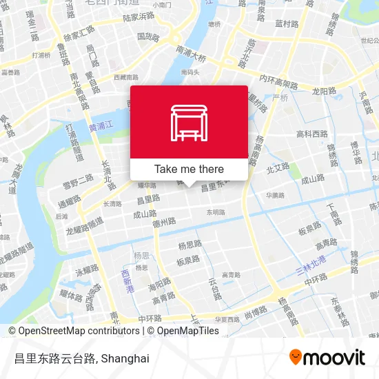 昌里东路云台路 map