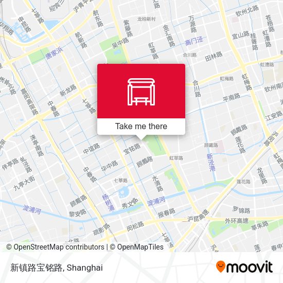新镇路宝铭路 map