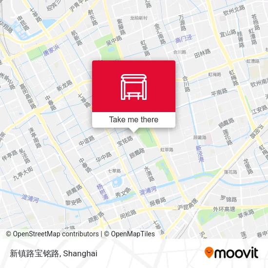 新镇路宝铭路 map