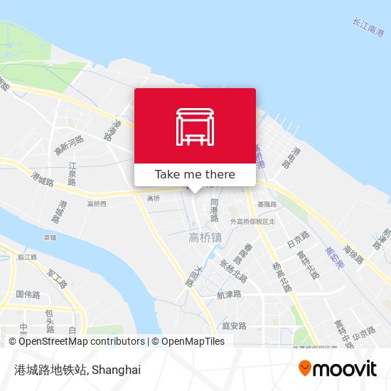 港城路地铁站 map