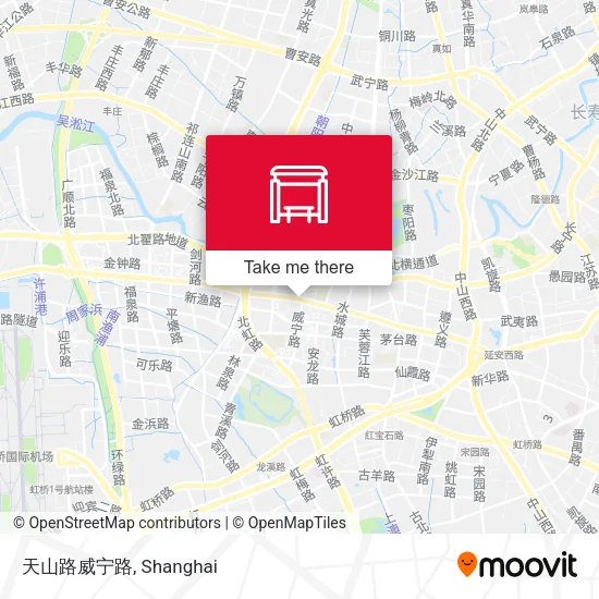 天山路威宁路 map