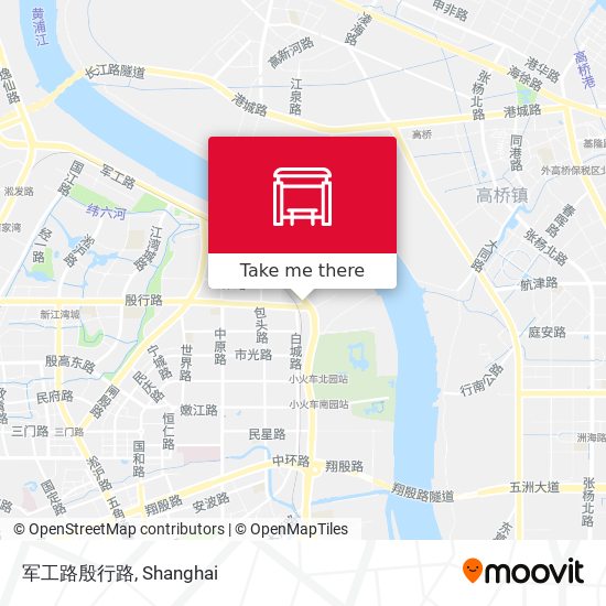 军工路殷行路 map