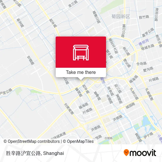 胜辛路沪宜公路 map