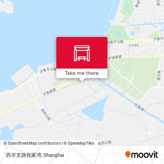 西岑支路祝家湾 map