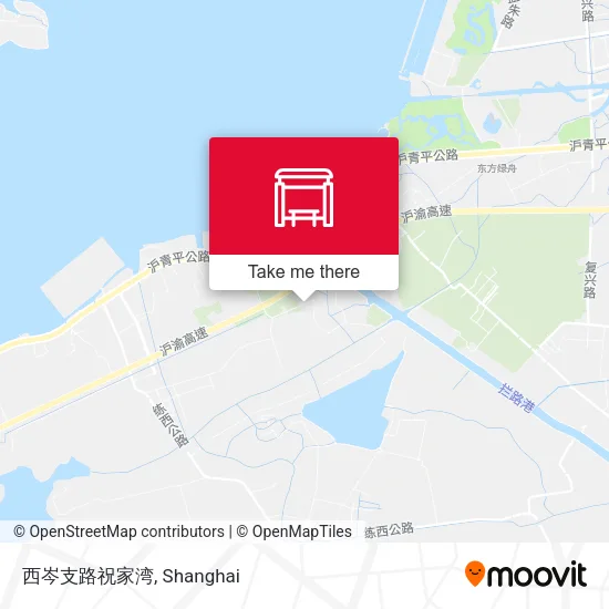 西岑支路祝家湾 map